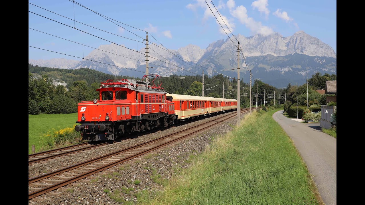 Een kijk op het spoor in  Kirchberg en Oberndorf