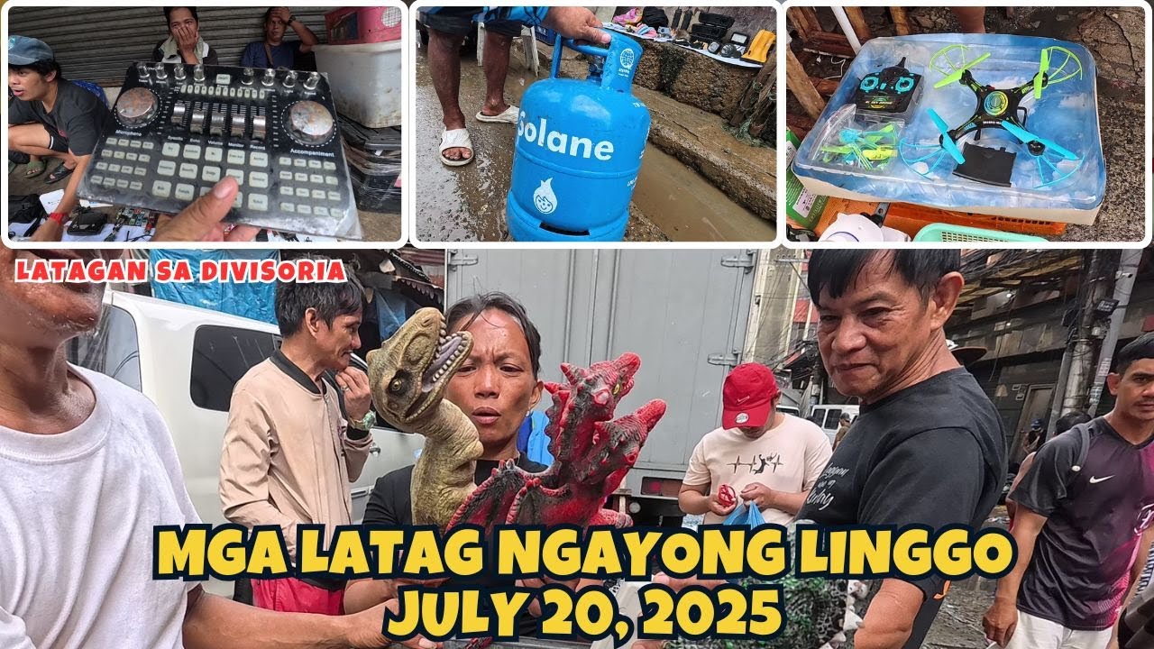 MGA LATAG NGAYONG LINGGO HULYO 20, 2025 LATAGAN SA DIVISORIA