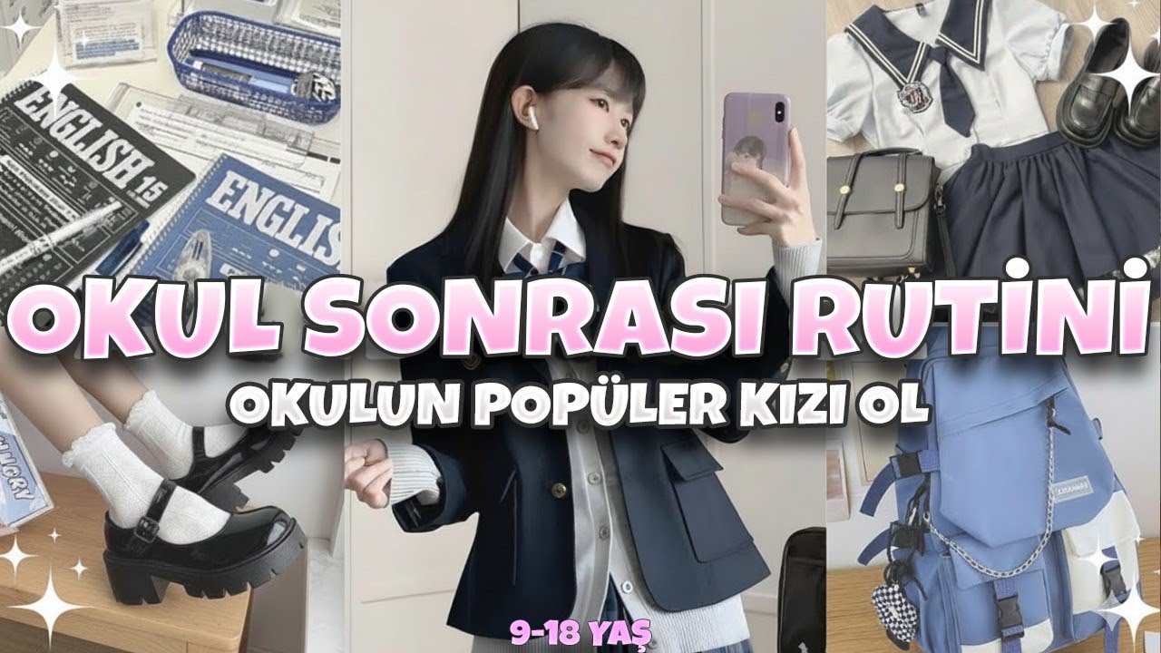 OKUL SONRASI RUTİN✨VAKTİNİ DEĞERLİ HARCA✨💯