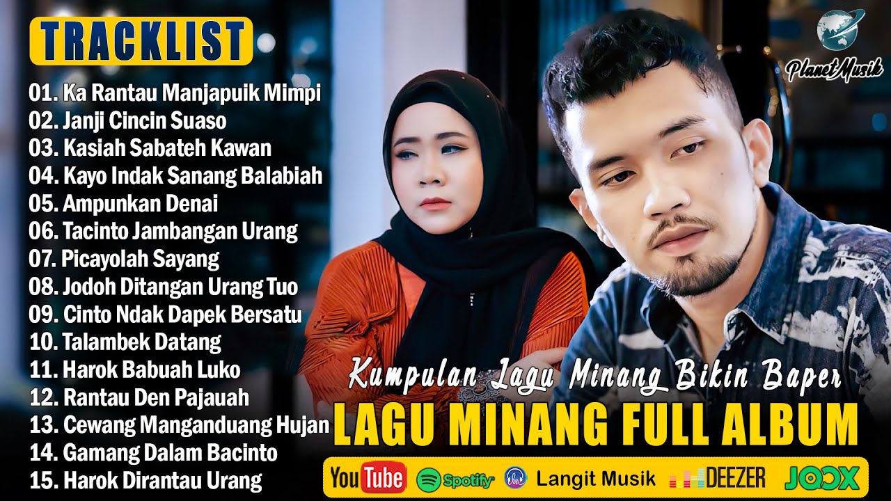 Lagu Minang Terbaru 2025 Hits Saat Ini | Full Album Pop Minang Enak Didengar ~ Tiktok 2025