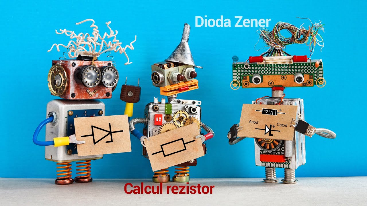 Dioda zener. Calcul rezistor înseriat cu dioda zener. Rezistenţa de balast. Stabilizator cu zener.