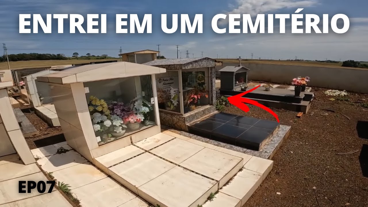 ENCONTREI um CEMITÉRIO ABANDONADO na RODOVIA | VIAGEM DE MOTO - EP07