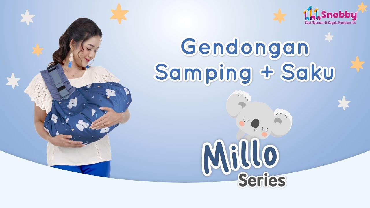Gendongan Samping + Saku Millo Series SBG9142