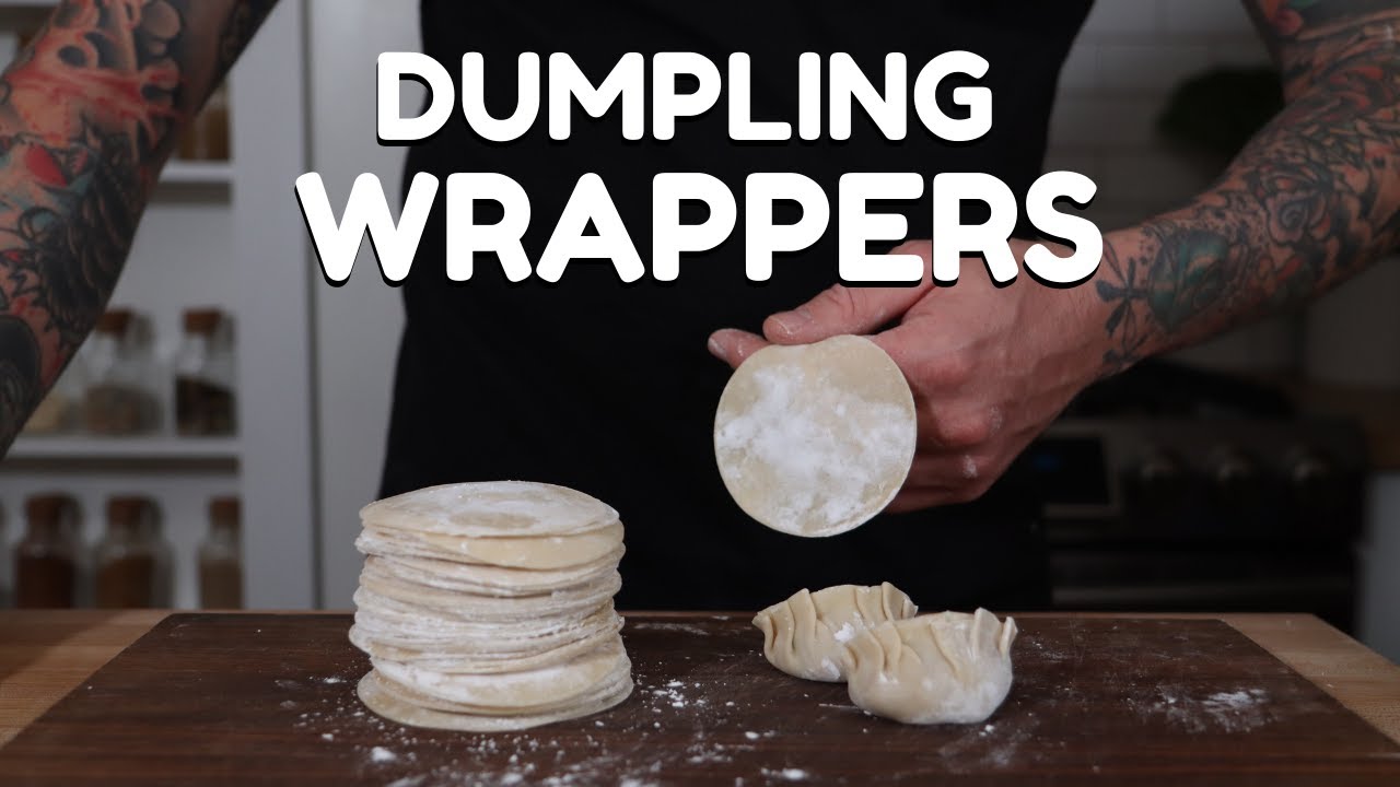 How To Make Dumpling Wrappers From Scratch | Kitchen Aid Pasta Attachment