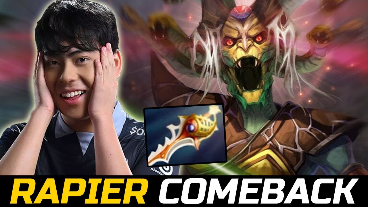 ANA RAPIER CARRY MEDUSA - 18K GOLD COMEBACK DOTA 2