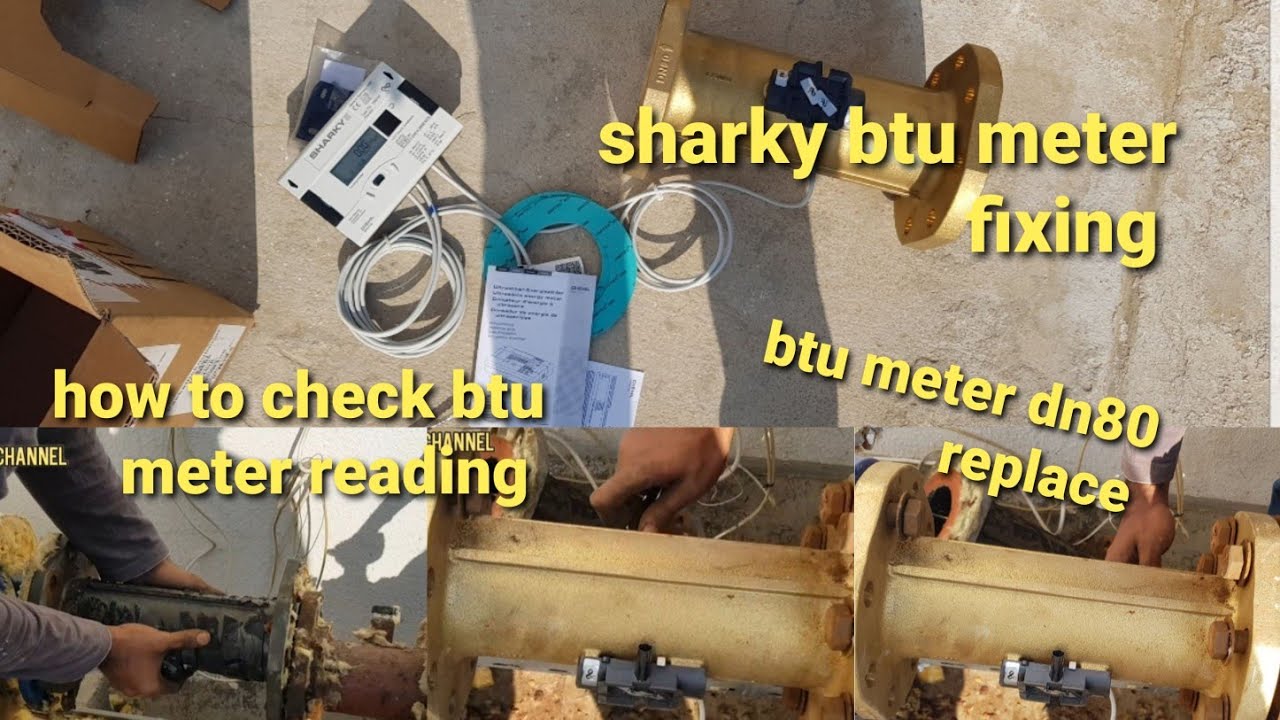 How to btu meter fix/Sharky BTU meter dn80 replace/how to check btu meter reading/Btu meter sensor