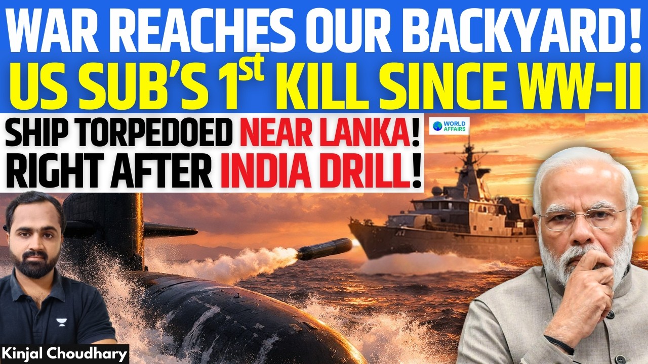 War Near India! US Sub Torpedoes Iranian Warship IRIS DENA Near Sri Lanka | MILAN 2026 | Kinjal