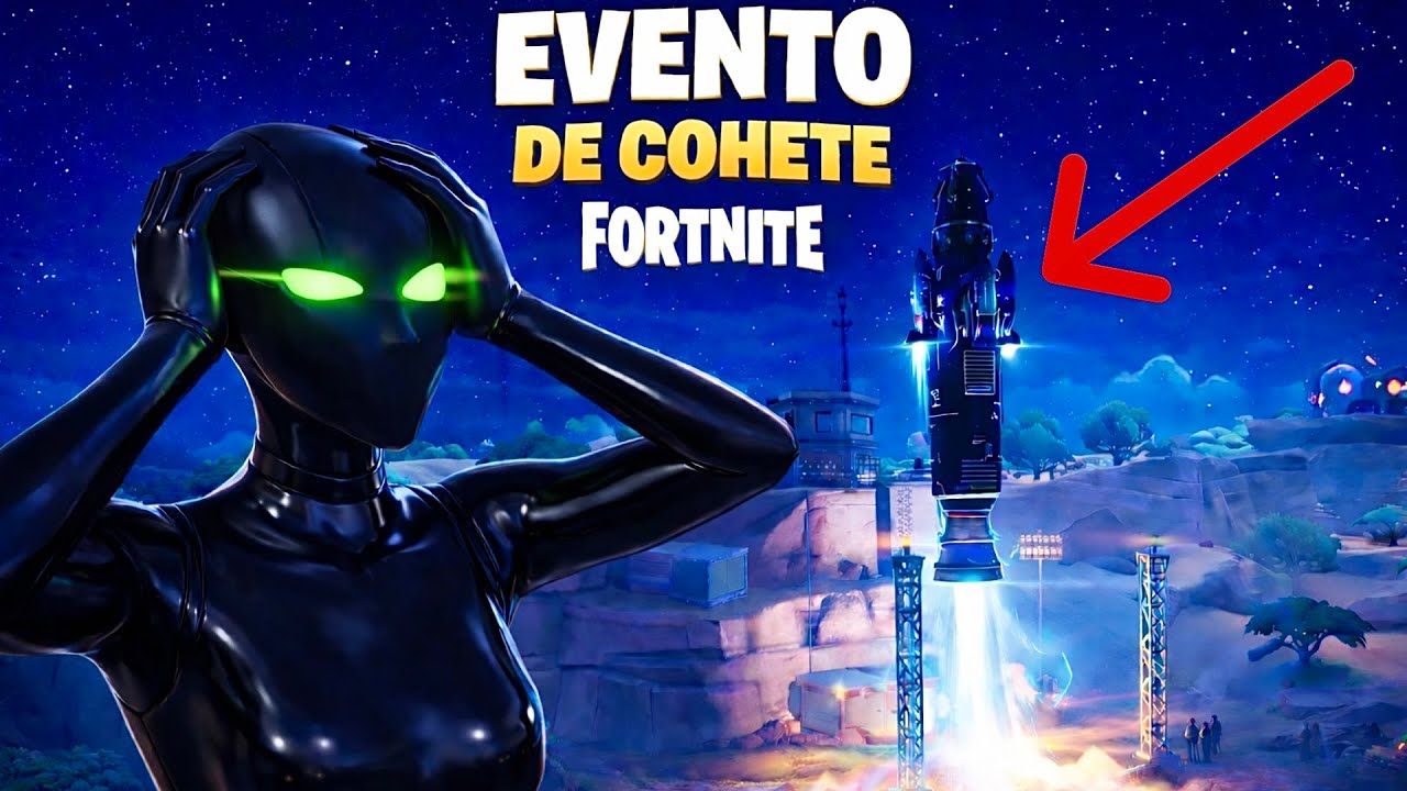 ¡mini EVENTO del COHETE de despegue en Fortnite!