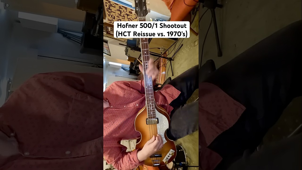 Hofner Staple vs. Blade Pickups SHOOTOUT (HCT vs. 1970&rsquo;s 500/1)