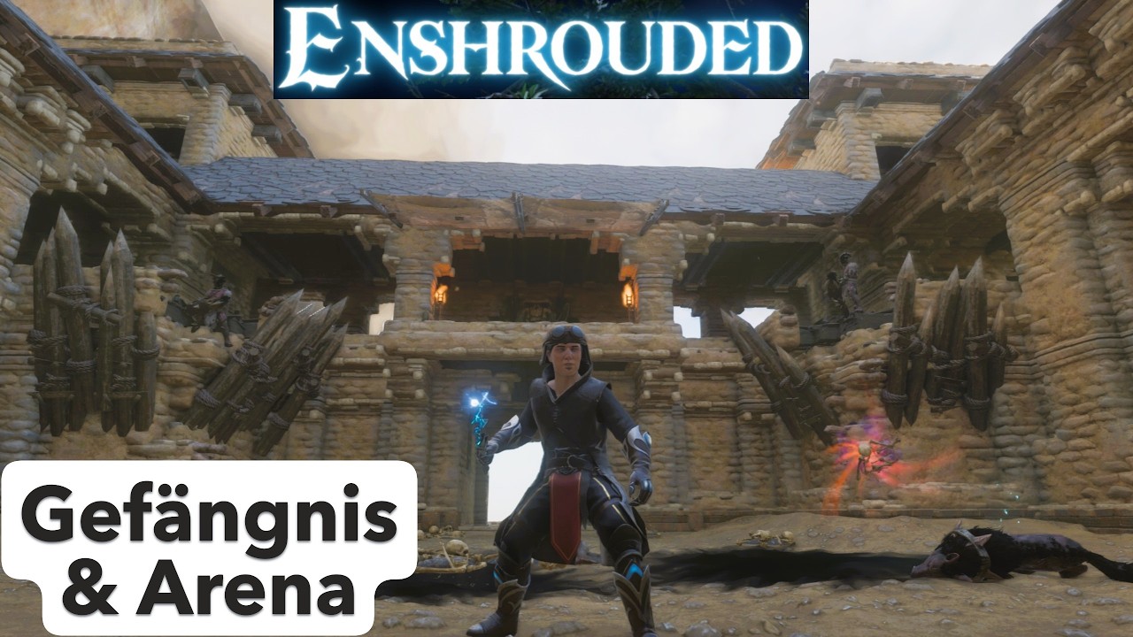 Enshrouded 2026 (23) Gefängnis & Arena mit Eisenbahnfreund (23) Deutsch