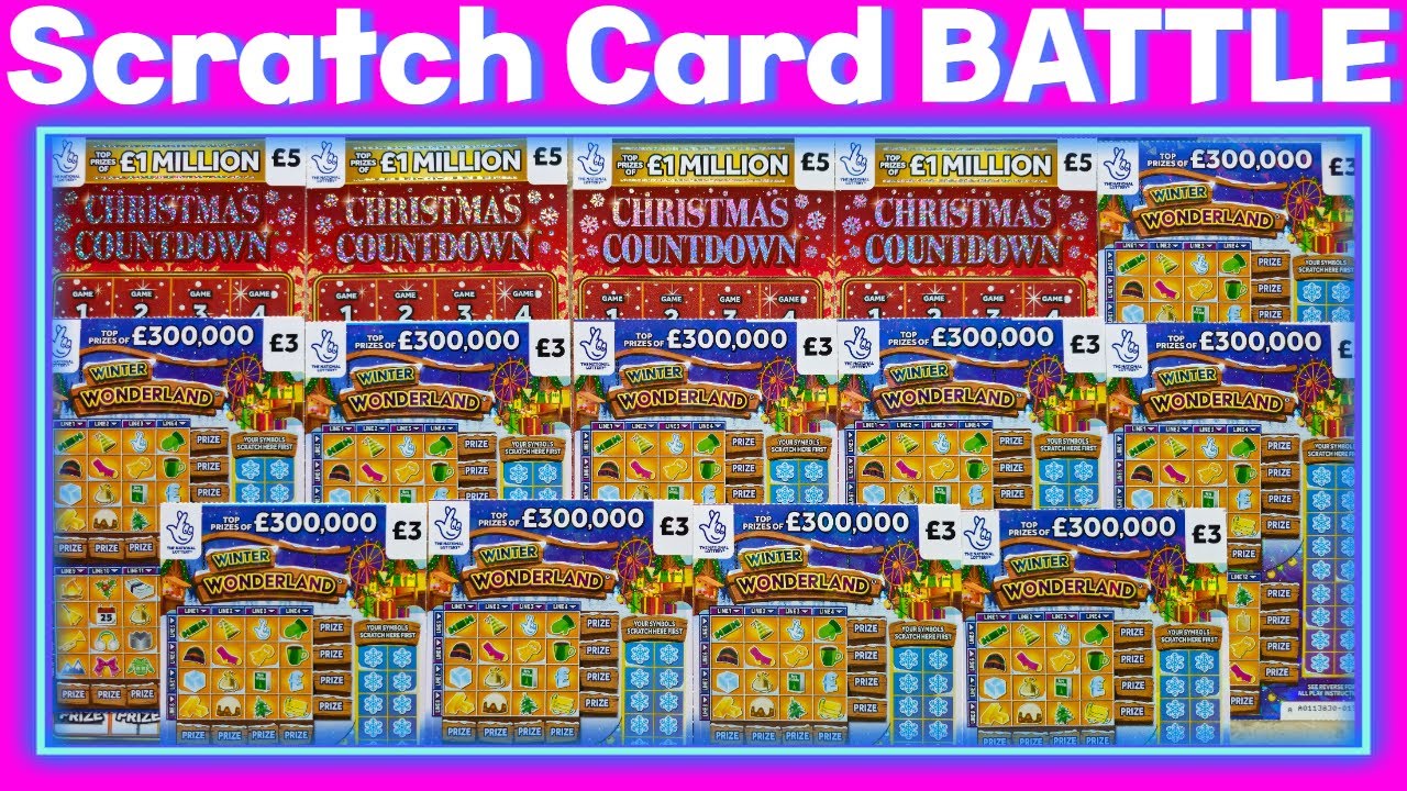 Scratch Cards BATTLE with Christmas Scratch Cards 🎄🎅