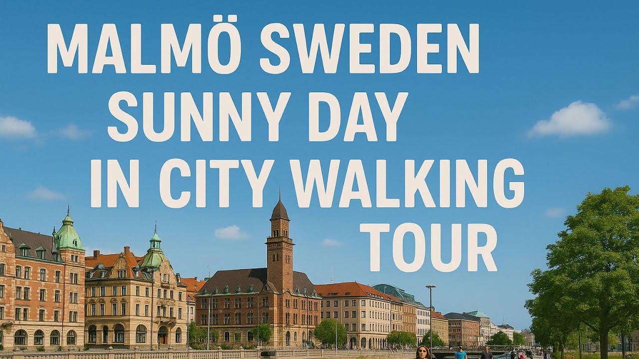Let's walk around the beautiful Malm&ouml; University Nordenski&ouml;ldsgatan  HD 1080p