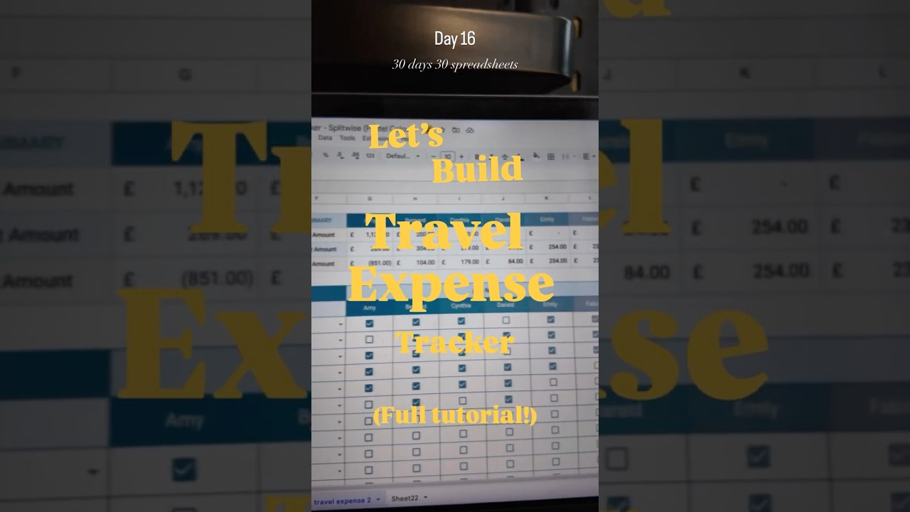 Track expense and split bill easily with Travel Expense Tracker✨ (full tutorial)