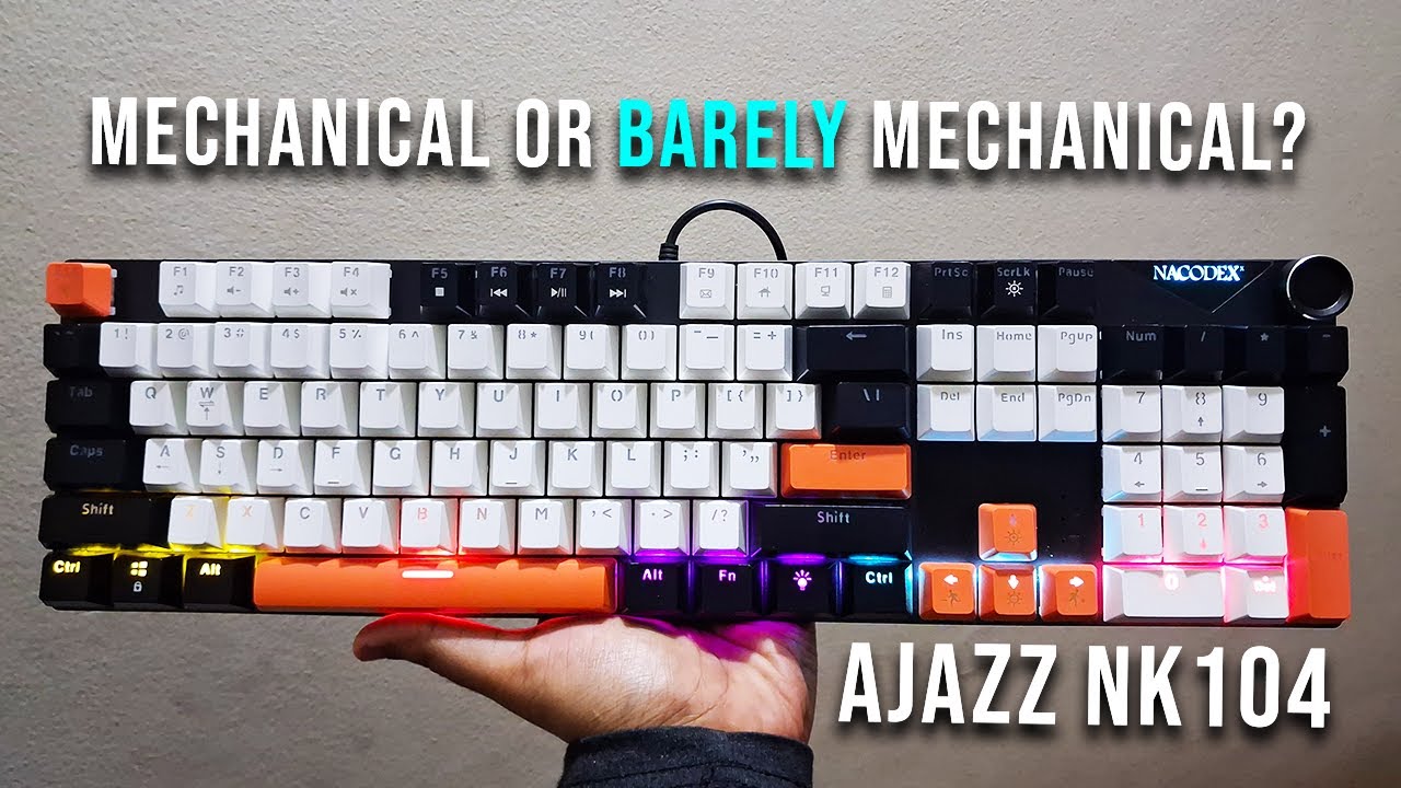 Обзор клавиатуры Ajazz NK104 &mdash; стоит ли покупать самую дешевую механическую клавиатуру Ajazz?