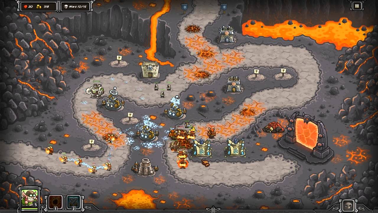 Kingdom Rush - Pit of Fire - 3 Stars