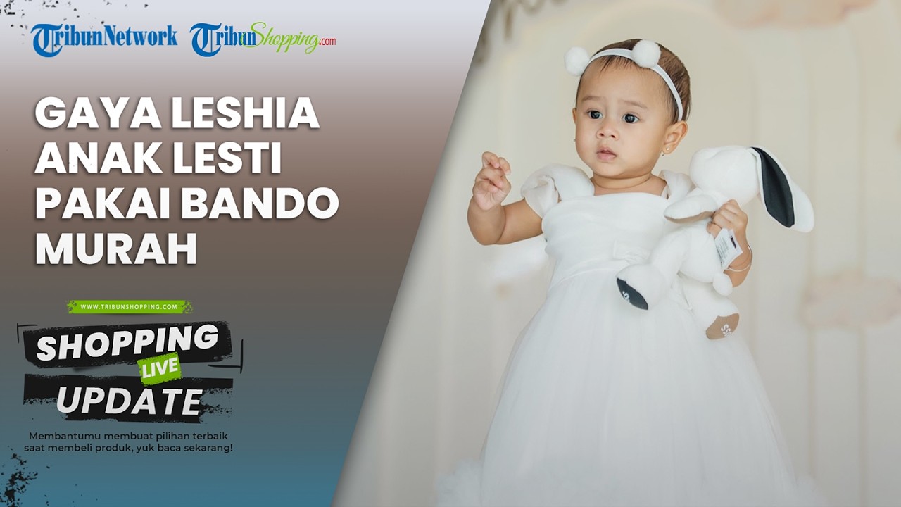 Pakai Bando Murah Rp 22 Ribu, Gaya Leshia Anak Lesti Kejora di Ultah Pertama Curi Perhatian