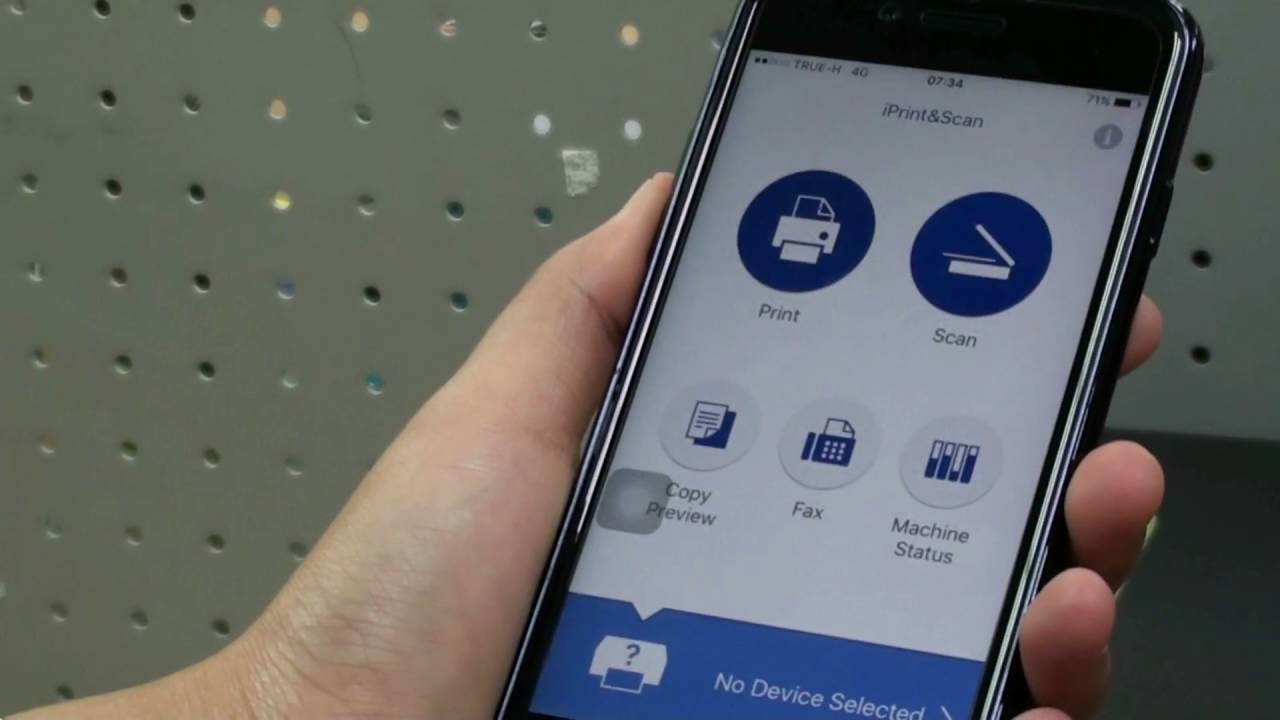 บราเดอร์ วิธีการใช้งานแอพพลิเคชั่น Brother iPrint&Scan สำหรับ iOS  How To Use Brother iPrint For iOS