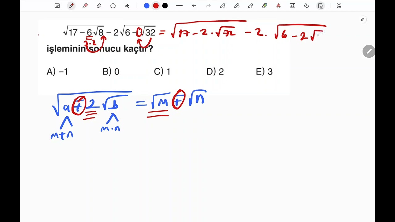 Köklü sayılar #maths #yks #matematik #automobile #tyt 