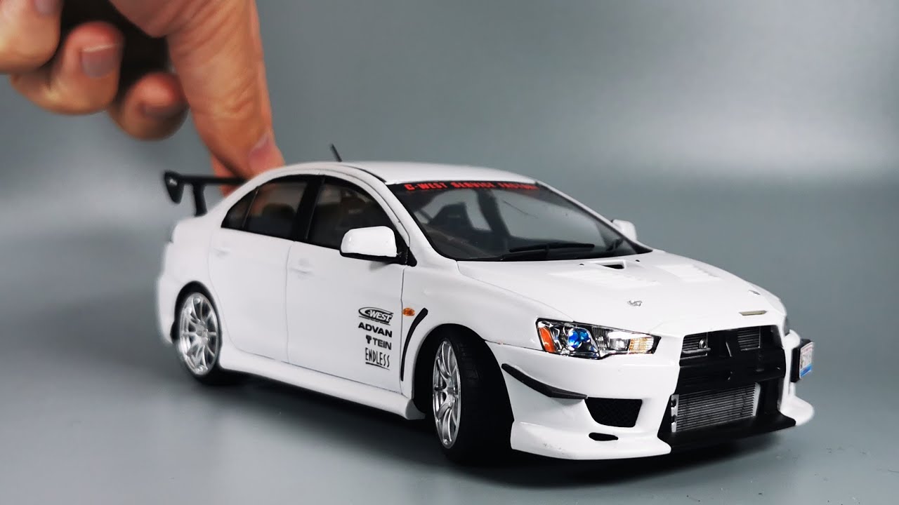 Building a miniature Fast and Furious style street racer: The C-West Mitsubishi Lancer Evolution X