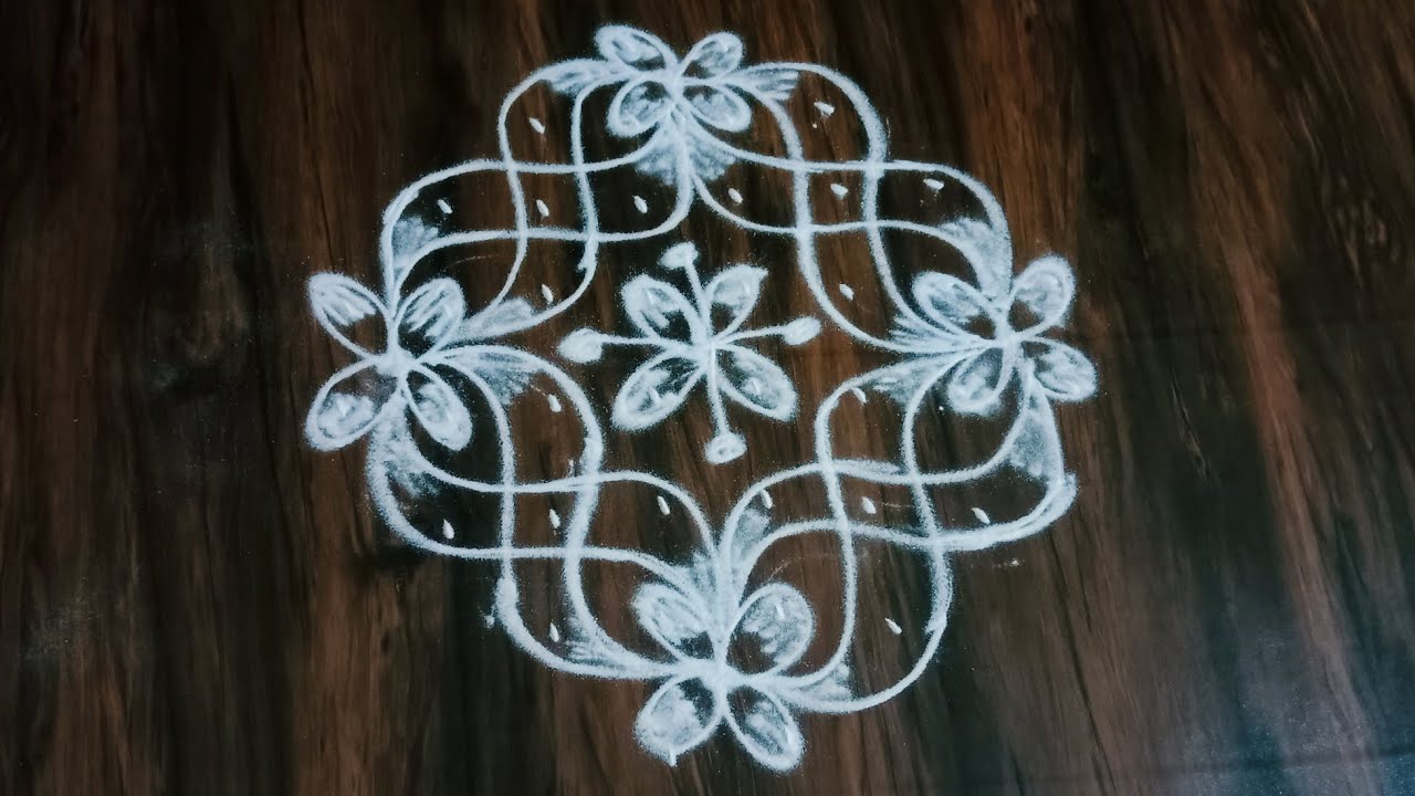 రోజు వేసుకునే మెలికల ముగ్గు 🌺 ll traditional 🌺 designs ll festival 🌺 designs ll Rangoli 🌺 designs 
