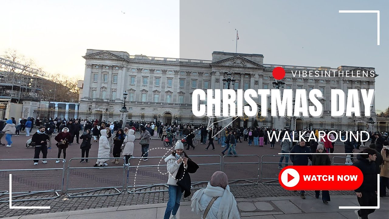 EP19 | 2025 CHRISTMAS DAY walkaround ST James Park/Buckingham Palace