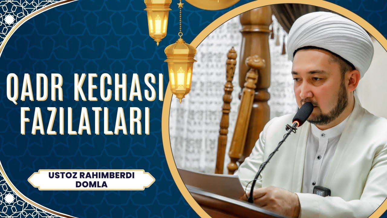 JONLI: Qadr kechasi fazilatlari, Taroveh suhbati. 16.03.2026