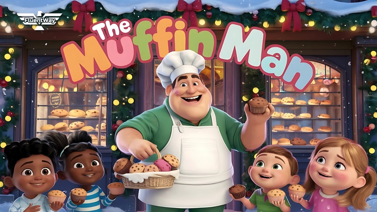 The Muffin Man | Nursery Rhymes & Kids Songs |  Fluent Way Idiomas