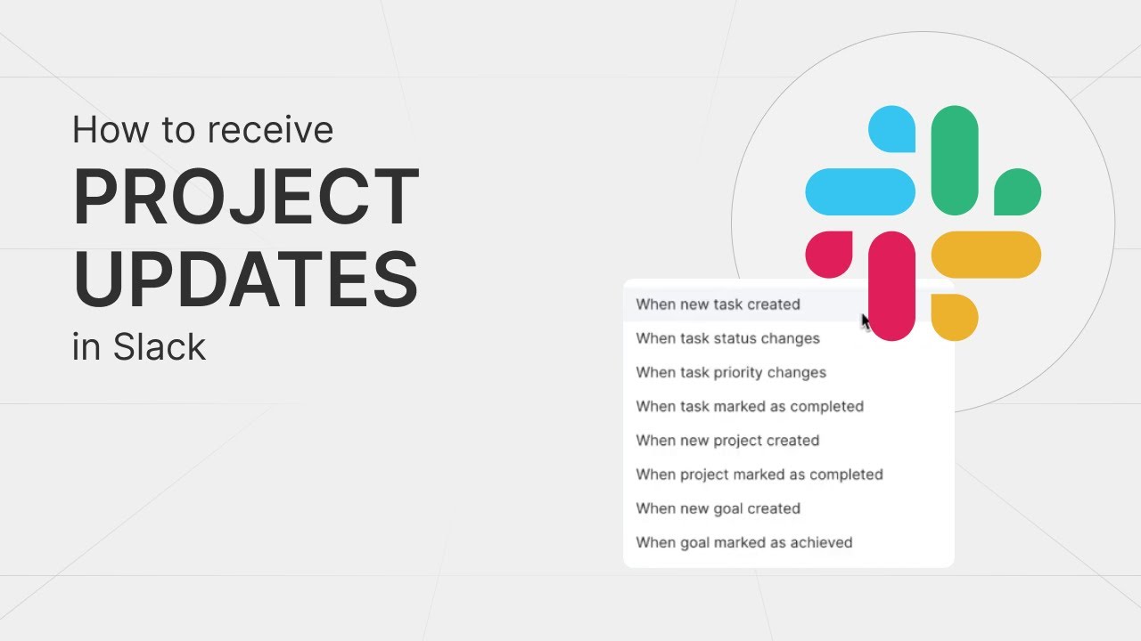 How to Receive Project Updates in Slack