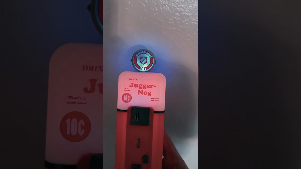 Jugger-Nog machine from Call of Duty. LED