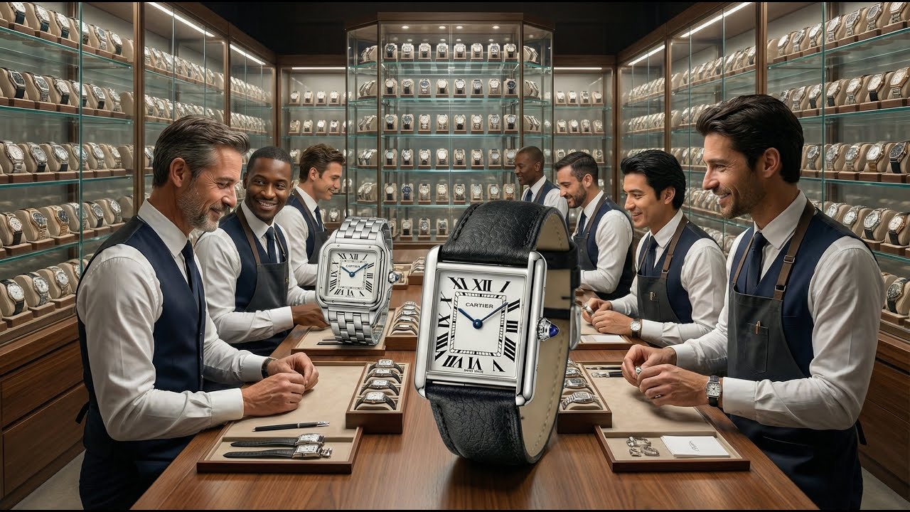 Inside Cartier's Atelier: The Art of Handcrafted Mechanical Watches