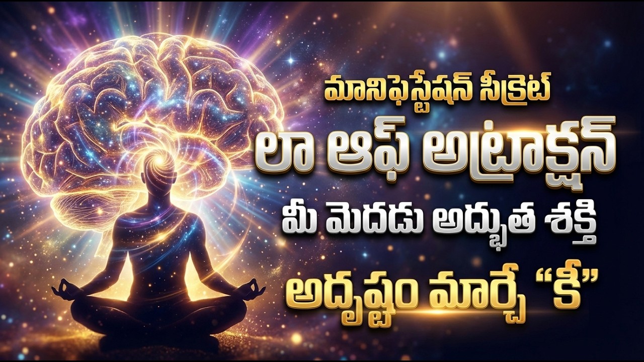 Law of Attraction Manifestation in Telugu | Manifest Your Reality Fast