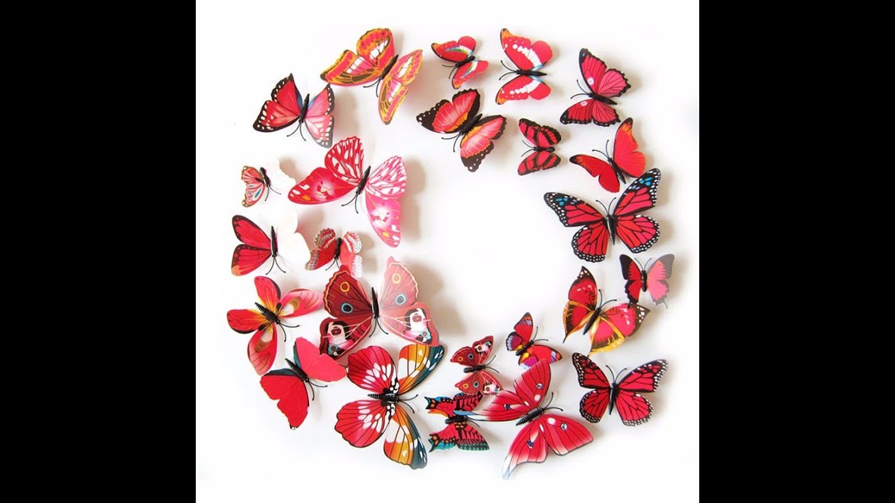 Butterfly Stickers For Walls - Led Butterfly Night Light 3D Wall Stickers Home Party Decor
