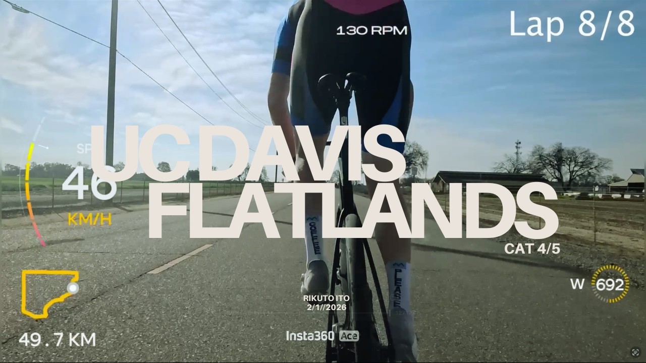 2026 UC Davis Flatlands cat4/5 onboard