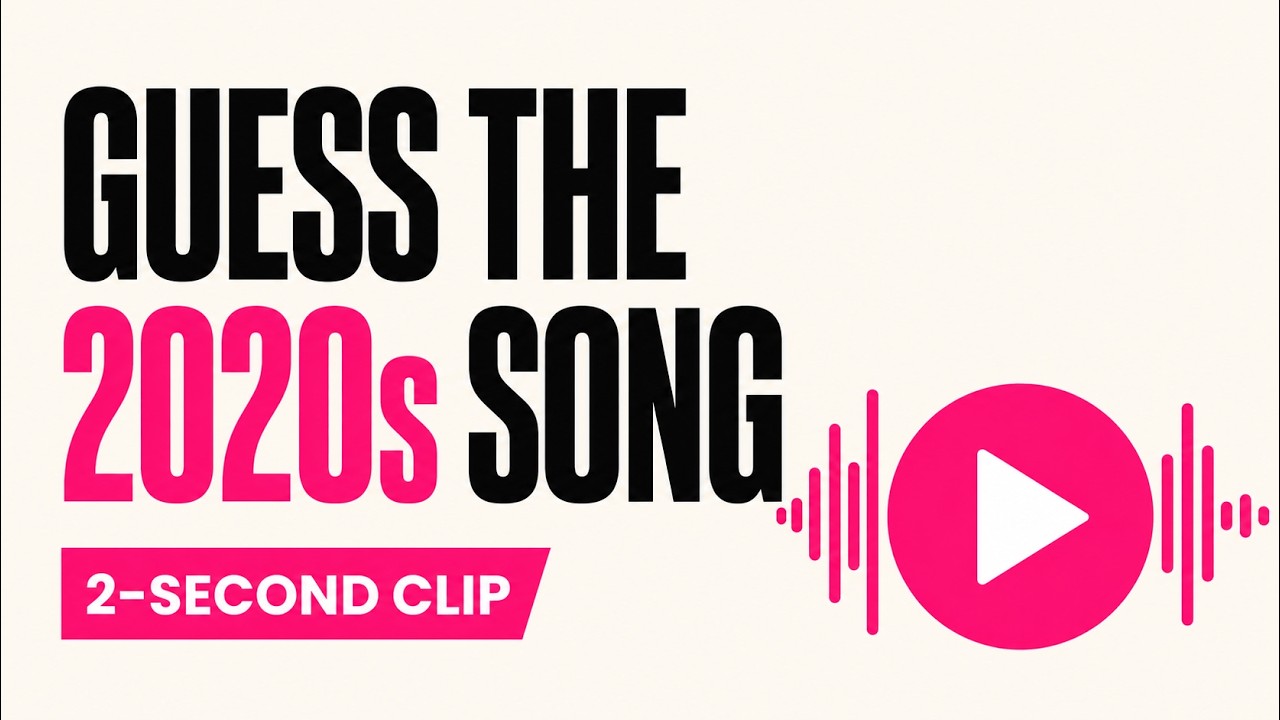 Guess the Song in 2 Seconds 🎵 | Ultimate 2020s Music Quiz
