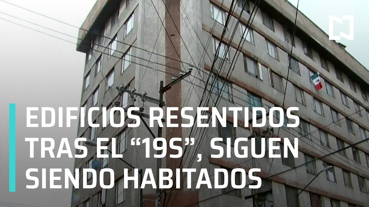 Edificios resentidos siguen siendo habitados tras el sismo del 19 de septiembre de 2017 - En Punto