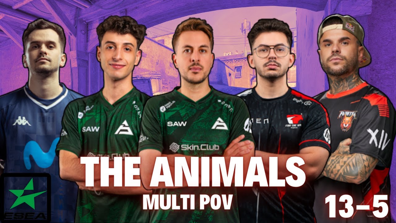 JUST, SHR, ROMAN, PR, FOX - THE ANIMALS JOGAM ESEA - MULTI POV - DUST2 #6