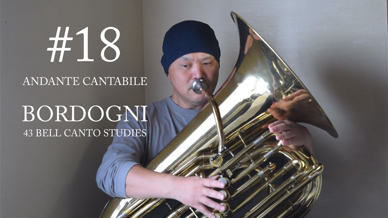 No.18: M.Bordogni 43 Bel Canto Studies -Tuba