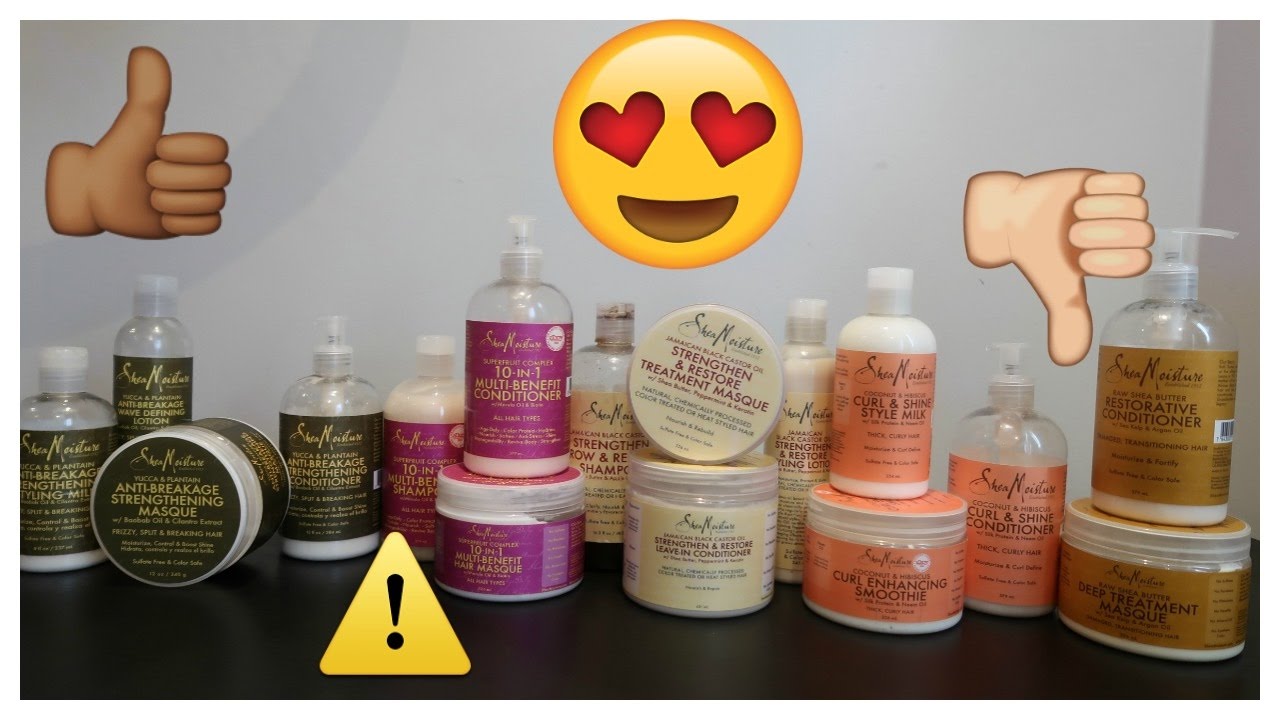 Shea Moisture Review | Products I Use | Good Bad and Ugly!