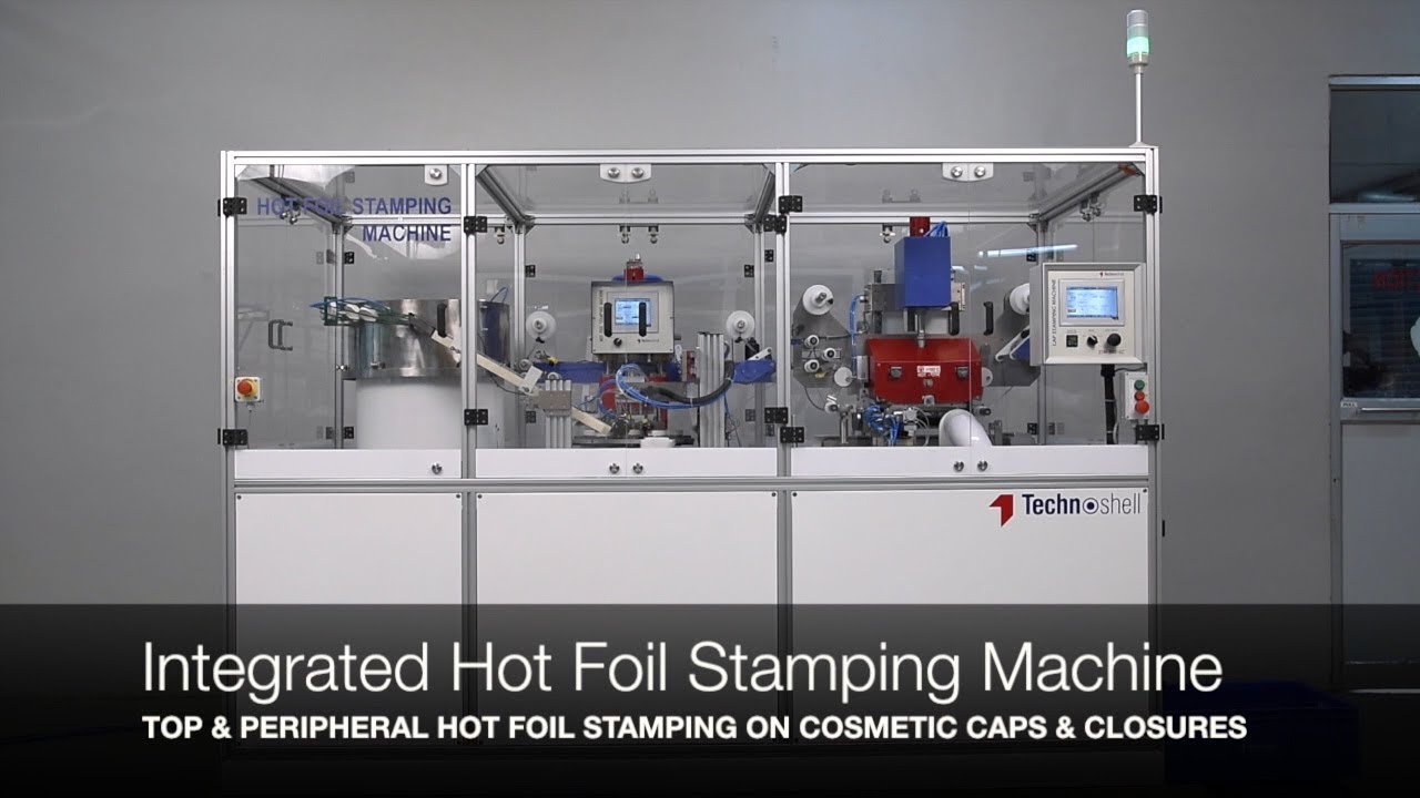 STM 500 IA & 500 LC | Integrated Hot foil stamping machine by Technoshell