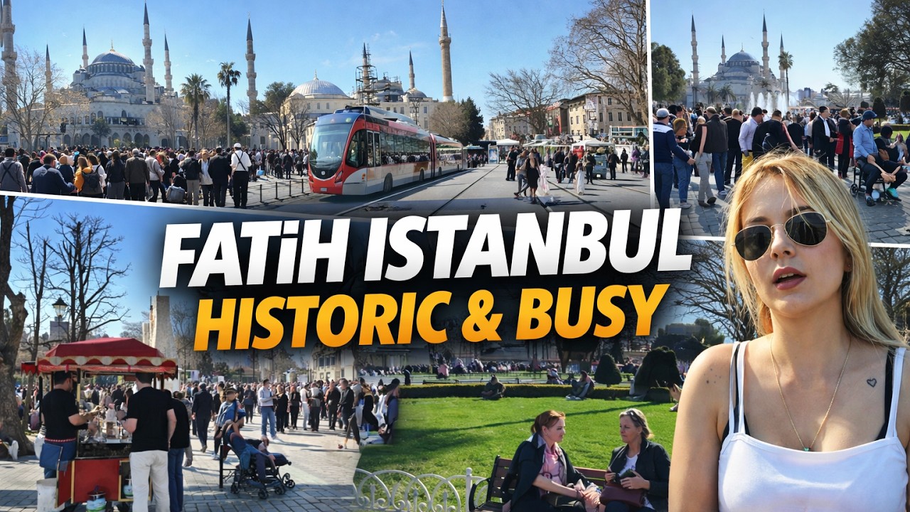 Fatih Istanbul Walking Tour | Hagia Sophia, Sirkeci Tram, Galata Bridge & Local Life