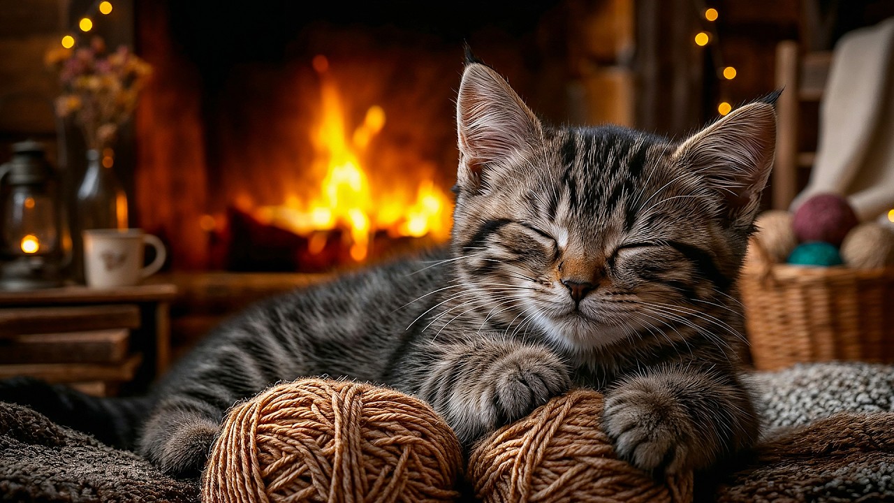 Cat Sleep Music🌙 Gentle Piano Flow Encouraging Cat Relaxation, Relieve Stress for Cats