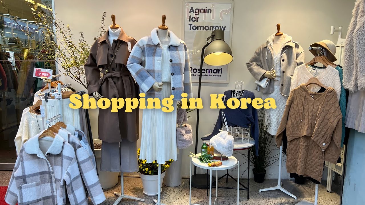 Shopping in Korea. Korean fashion