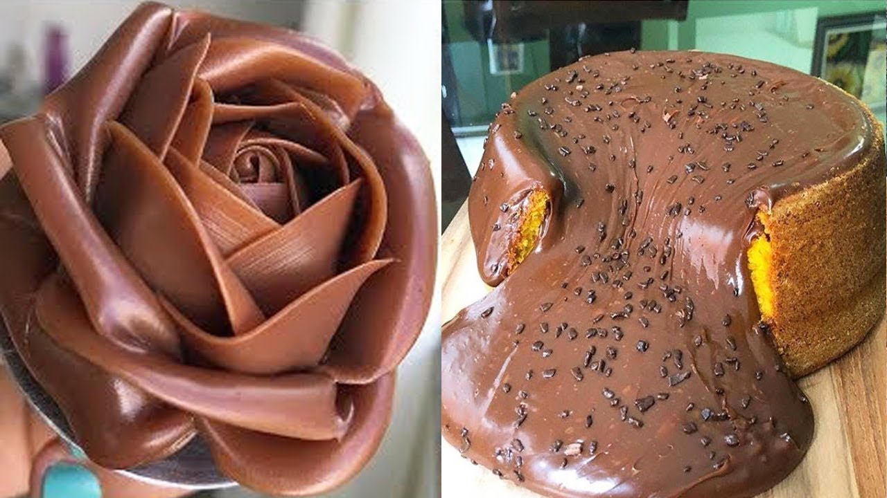 Coolest Chocolate Melted Cake Decorating Idea Tutorials | Top Yummy Cake Hack Compilations