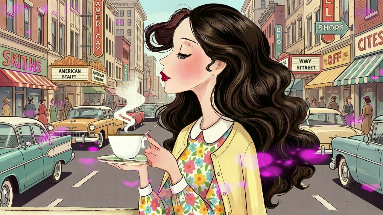 Coffee on a Quiet Vintage Street | Relaxing Vintage Jazz