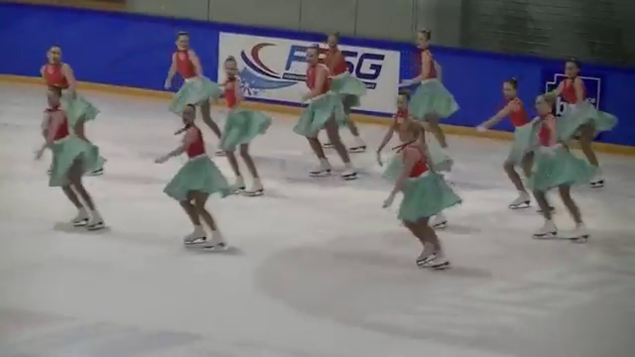French Cup 2016 : Les  Finettes (Finlande) , novice programme libre