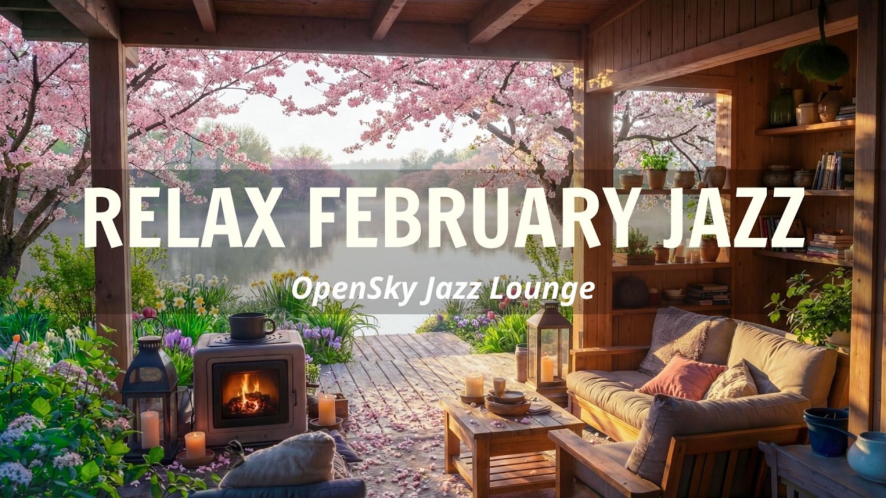 Cozy February Morning Café Jazz ☕ Smooth Piano Coffee Shop Ambience for Study, Work & Chill