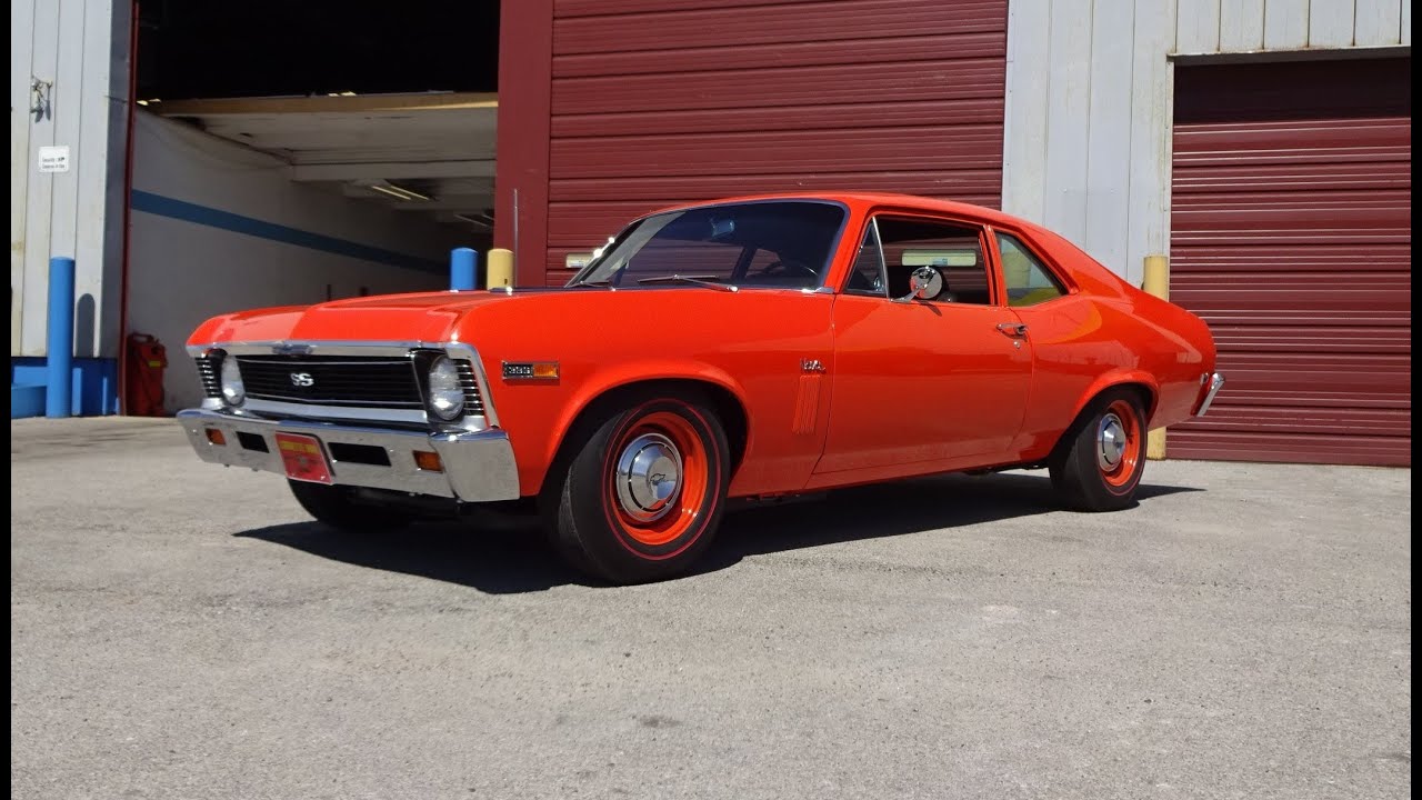 1969 Chevrolet Nova SS Super Sport in Orange & 396 Engine Sound on My Car Story with Lou Costabile