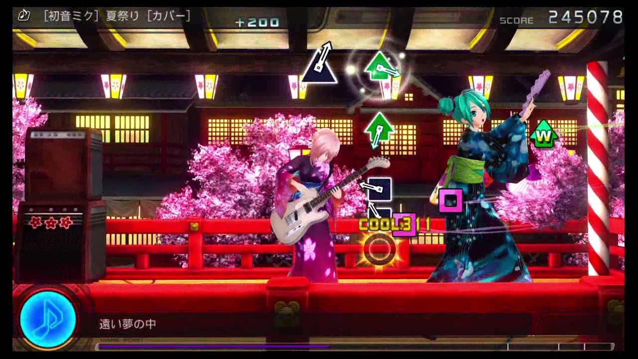PS3 Project DIVA F - 夏祭り(ミクカバー)  EDIT
