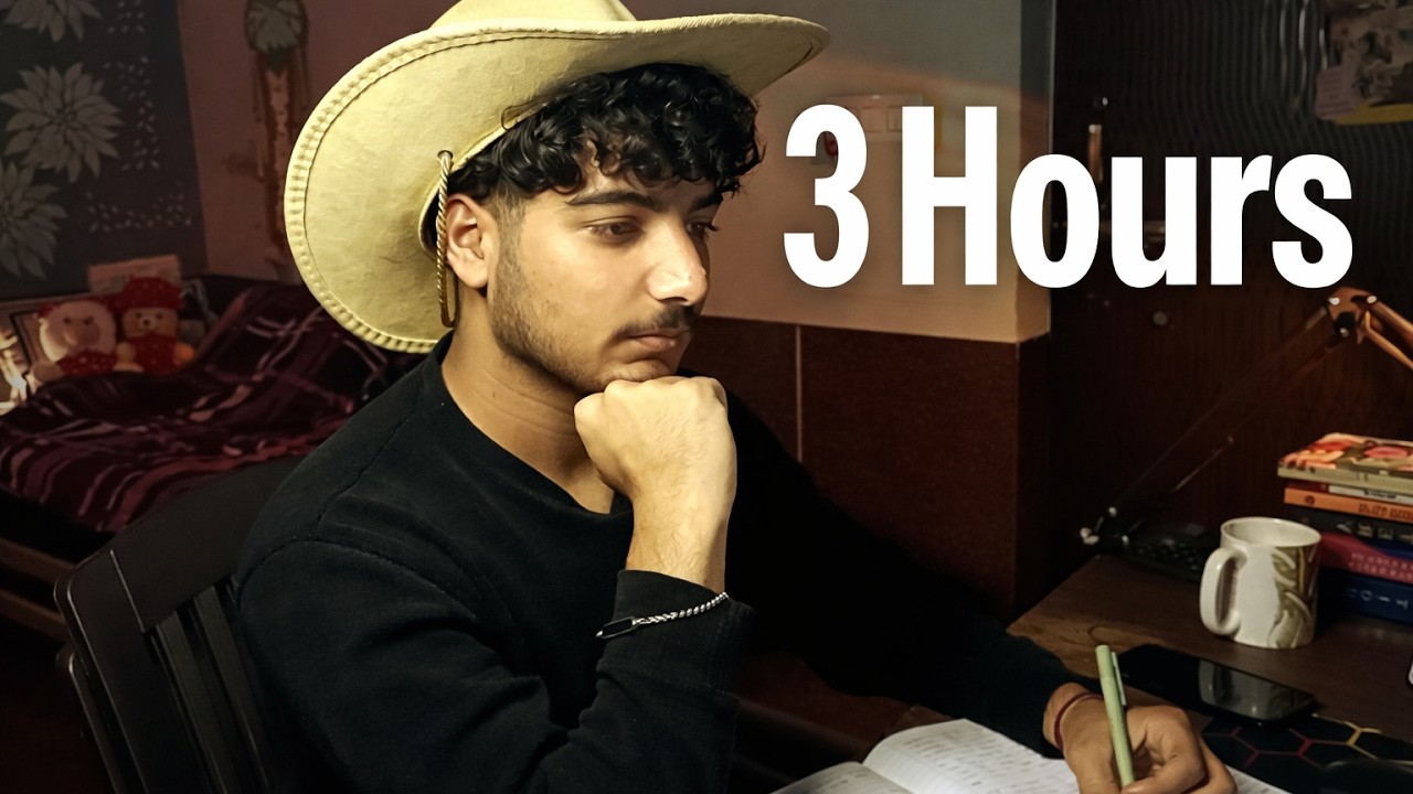 🔴 3 HOUR DEEP FOCUS STUDY WITH ME LIVE | Pomodoro 50/10 🌧 lofi rain