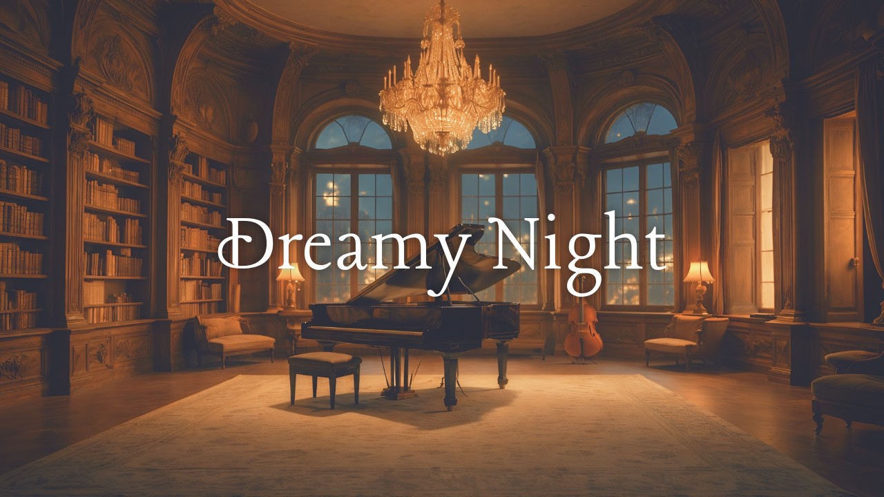 Dreamy Late Night Work Atmosphere | Romantic Classical Café Music for Focus & Relax